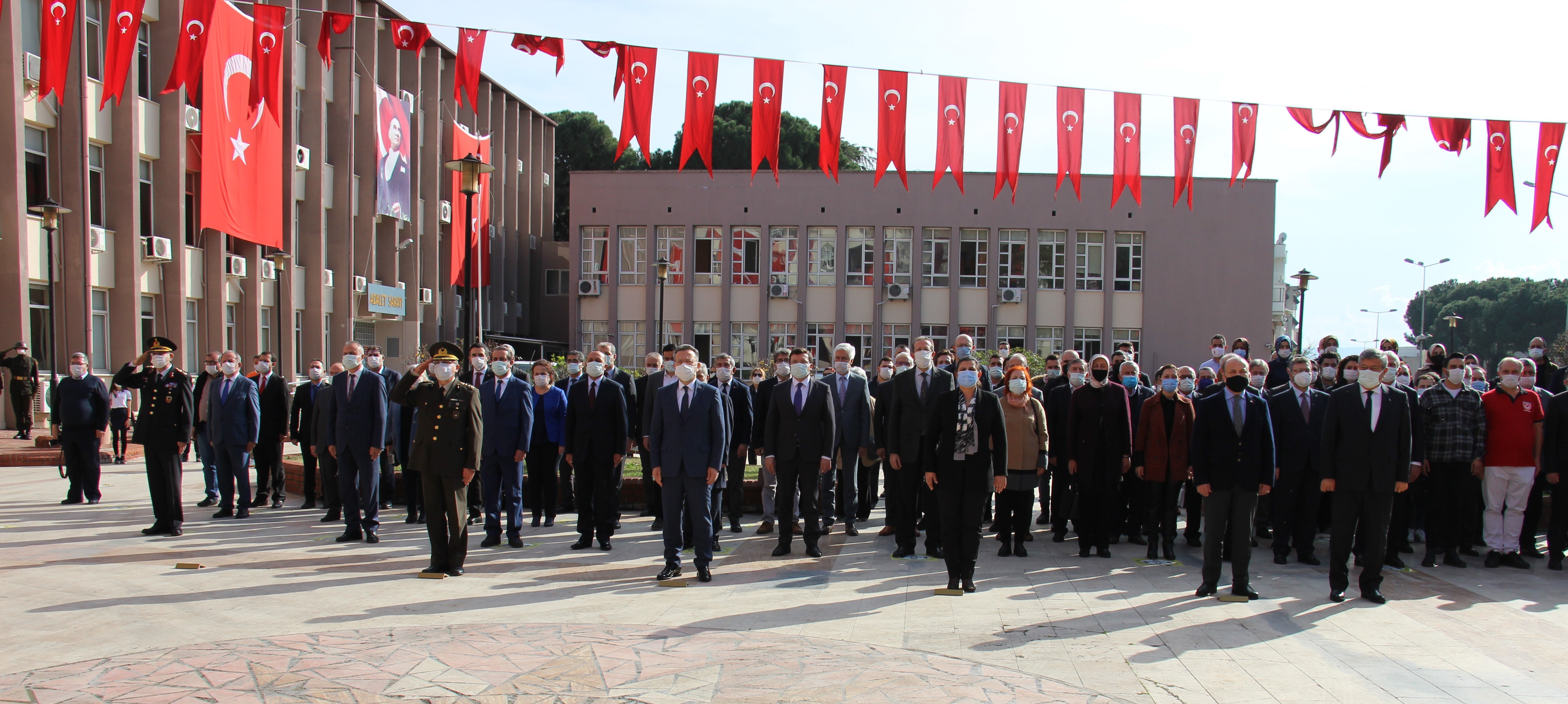  Atatürk’ün Aydın’a gelişi düzenlenen tören ile kutlandı