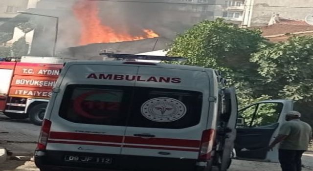 Balon Ve Düğün Süsü Şişirilen Bir Evde Yangın Çıktı