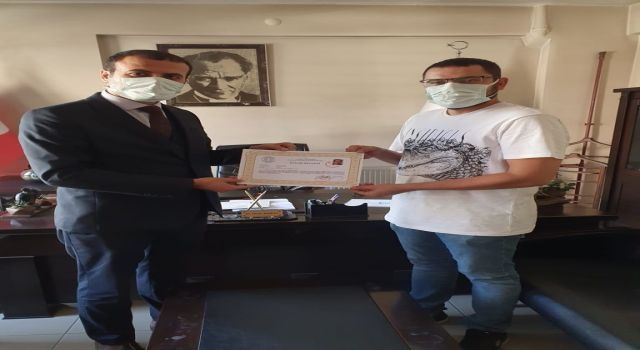 Karacasu’da sağlık personellerine başarı belgesi