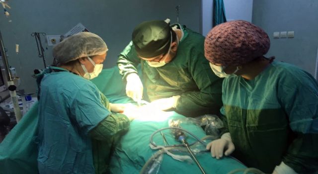 Çine Devlet Hastanesi’nde doktorlar bir ilki gerçekleştirdi