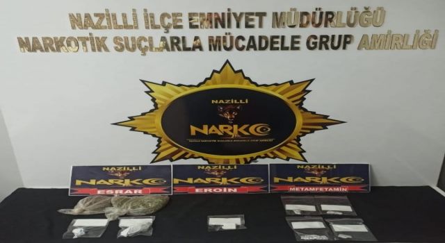 Nazilli polisi uyuşturucuya geçit vermedi