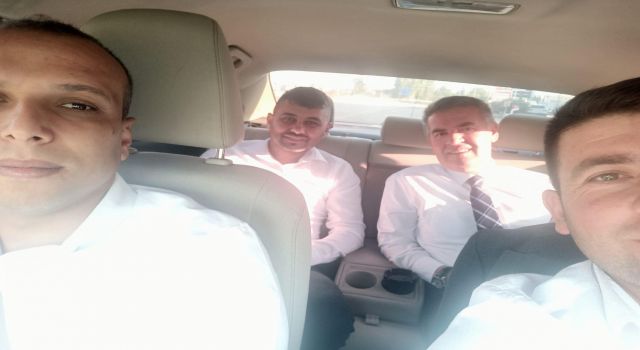 Başkan Erol, futbol sahası için Ankara'ya gitti