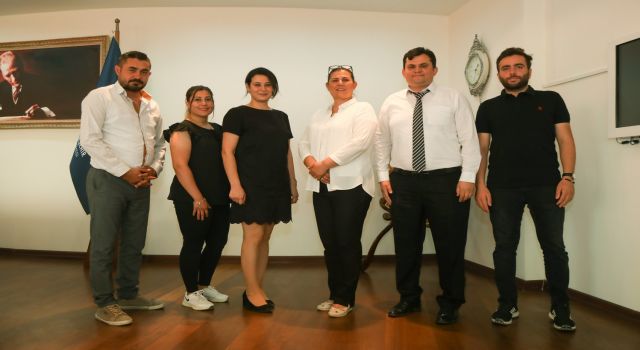 BÜYÜK BİRLİK PARTİSİ NAZİLLİ İLÇE YÖNETİMİNDEN BAŞKAN ÇERÇİOĞLU'NA ZİYARET