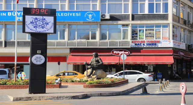 Aydın 2022 yılının en sıcak gününü dün yaşadı