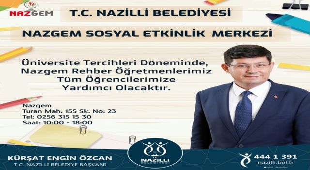 NAZGEM tercih aşamasında öğrencilerin yanında