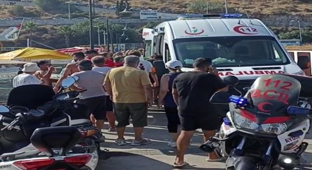 Tur teknesinde ayağı kopan gencin yardımına 112 motorize sağlık ekibi koştu