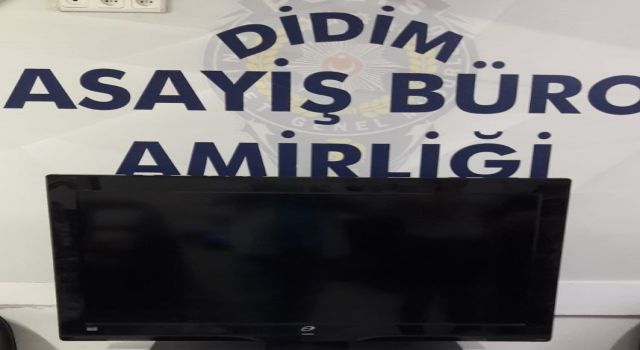 Didim’deki televizyon hırsızlarına polis geçit vermedi