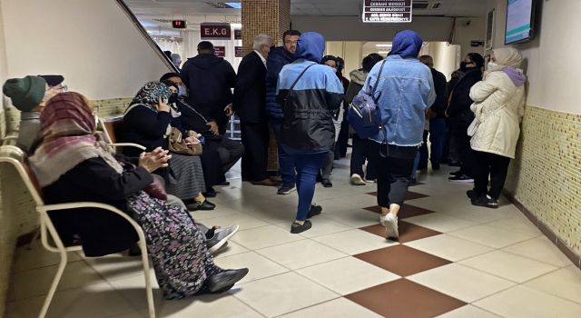 Hastanelerde oluşan yoğunluk dikkat çekti