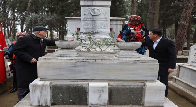 Başkan Özcan Demirci Mehmet Efe'yi vefatının 62'nci yılında unutmadı