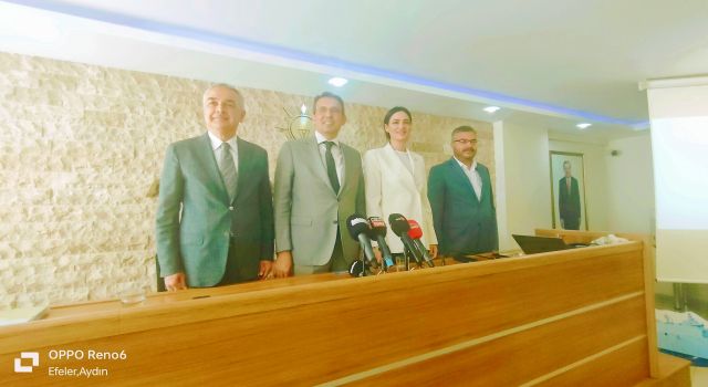 AK Parti Aydın İl Başkanı Ökten basın açıklaması düzenledi