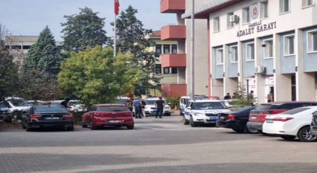 Nazilli Adliyesinde hareketli dakikalar