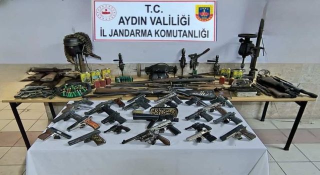 Nazilli 'de Jandarmadan yasadışı silah operasyonu