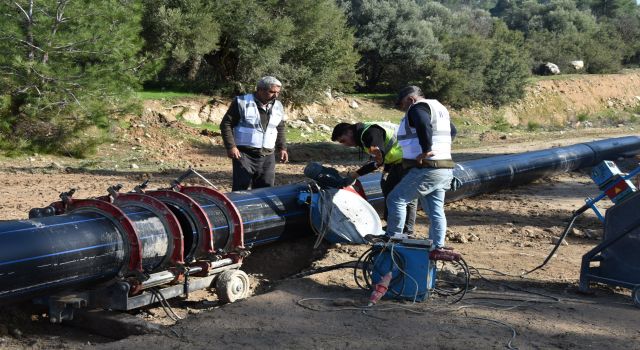 Karacasu’da 2 bin dekar araziye can suyu