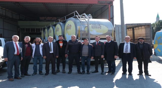 İYİ Parti'li Başkan Adayı Korkmaz yeni sanayi esnafı ile buluştu