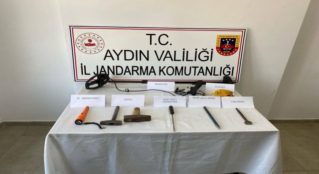 Kaçak kazıya jandarmaya baskını