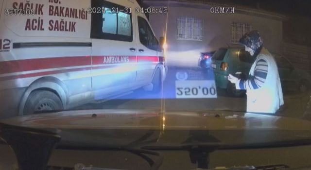 Taksi şoförü dehşeti yaşadı