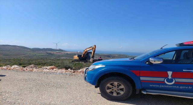 Hazine arazisinde izinsiz yer açarken yakayı ele verdi