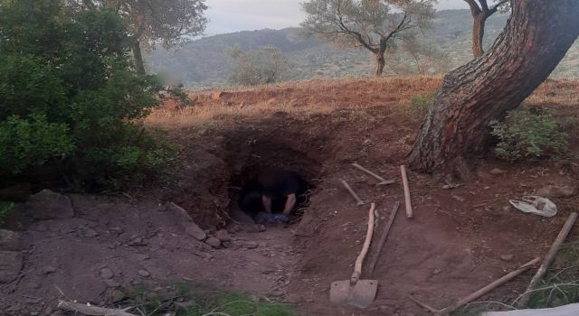 Kaçak kazıya suçüstü