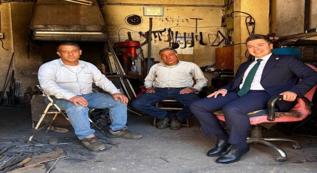 Karacasu Kaymakamı Gündoğdu sanayi esnafı ile buluştu