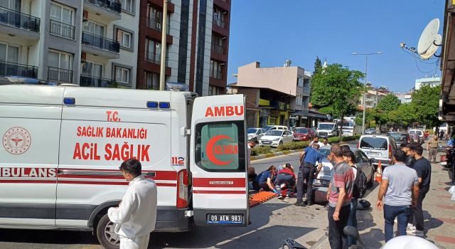 Motosikletle otomobil çarpıştı: 1 yaralı