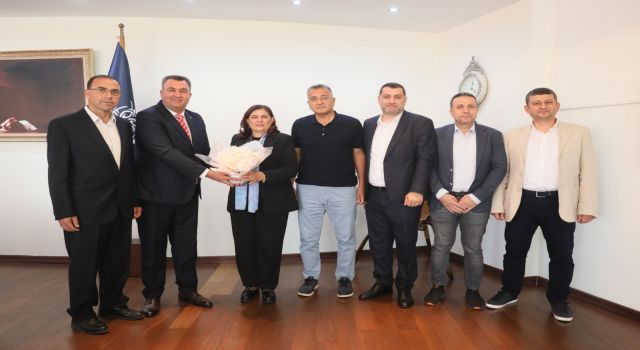 MÜSİAD Aydın Şubesi Başkanı Murat Kaplan ve yönetim kurulu Başkan Çerçioğlu'nu ziyaret etti 