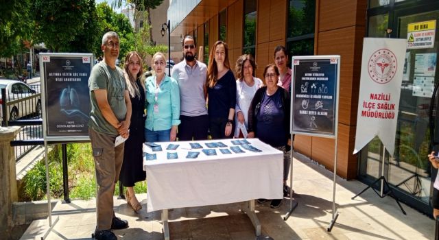 Nazilli'de vatandaşlar Astım hastalığına karşı bilgilendirildi