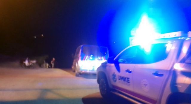 Araç uçuruma yuvarlandı ekipler alarma geçti