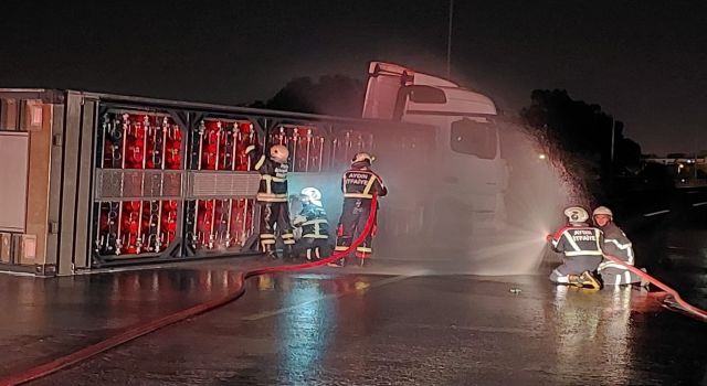 AYDIN BÜYÜKŞEHİR BELEDİYESİ İTFAİYESİ BÜYÜK FACİAYI ÖNLEDİ