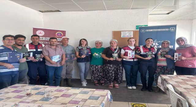 Sultanhisar'da Jandarma KADES uygulamasını anlattı