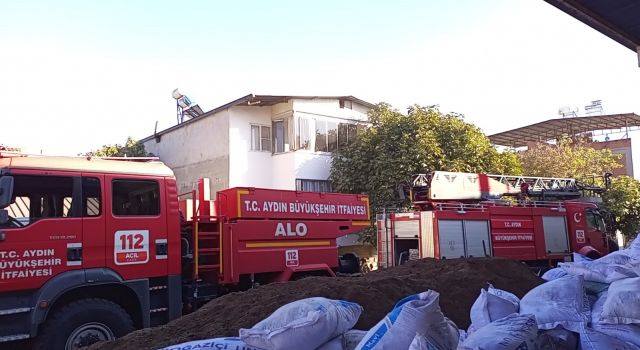 Nazilli'de ev yangını