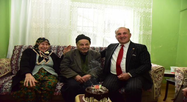 Başkan Kaya'dan 100. yaş sürprizi