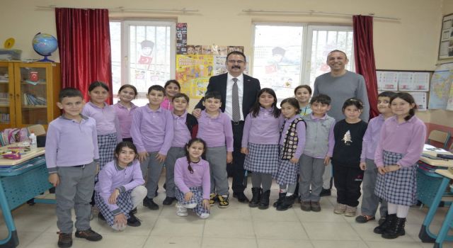 Kaymakam Ateş, sağlık evi ve okulda incelemelerde bulundu