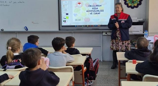 Söke’de öğrencilere 'Gıda Güvenliği ve İsraf Eğitimi' verildi