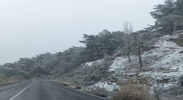 Aydın’da yüksek kesimler beyaza büründü