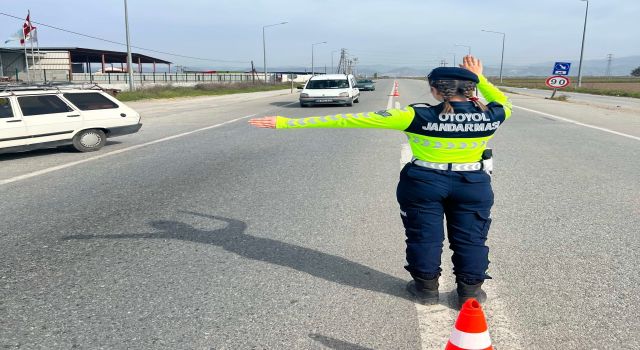 Kural tanımaz sürücüler havadan denetlendi