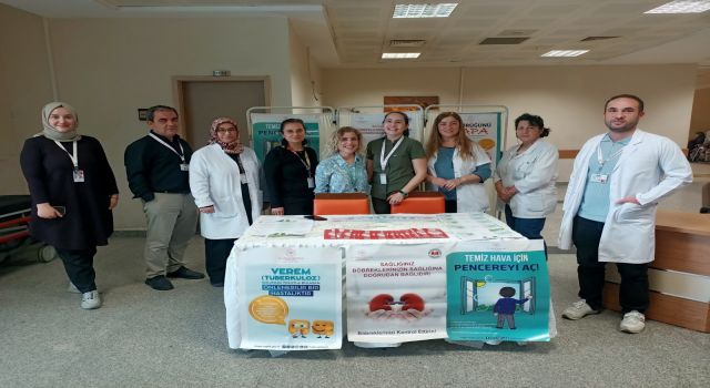 Nazilli Devlet Hastanesinde Sağlık İçin Bilgilendirme Standı Kuruldu