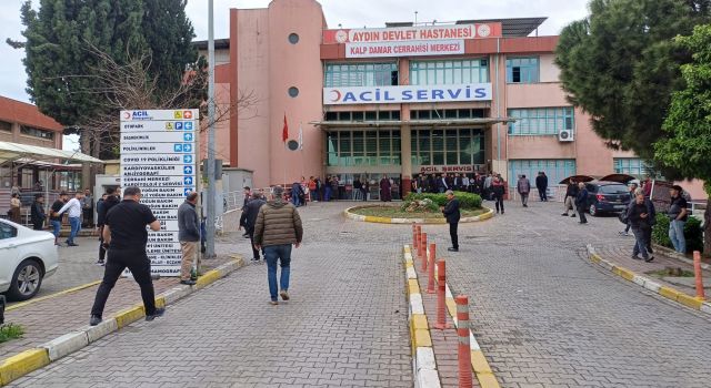 Hasta ziyaretine gelen aile üyeleri birbirine girdi