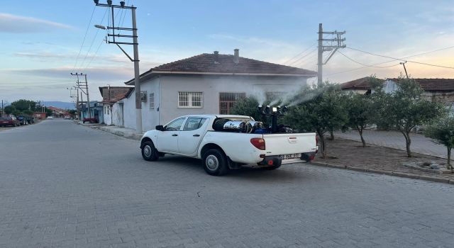 Germencik'te gece ilaçlamaları başladı