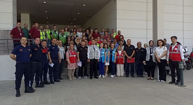 Nazilli Devlet Hastanesi’nde Yangın Tatbikatı Başarıyla Tamamlandı