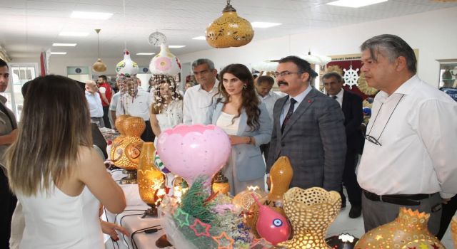 Sultanhisar'da Kursiyerlerin Emeği Göz Doldurdu