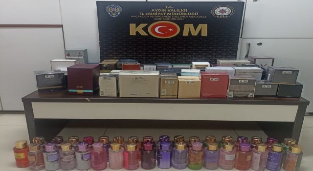 Germencik’te kaçak parfüm operasyonu: 100 şişe ele geçirildi