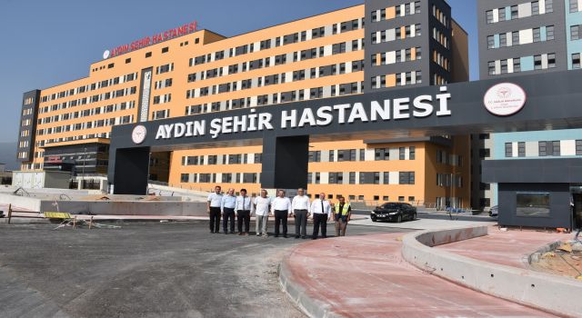 Aydın'ın modern sağlık kompleksinin yapım sürecinde sona gelindi