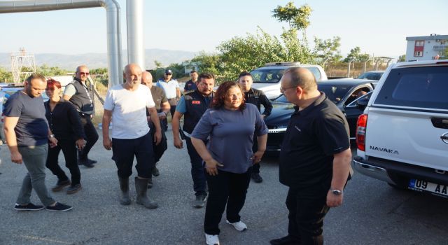 Başkan Çerçioğlu: "Tüm kurum ve kuruluşlarla birlikte yangını söndürmeye çalıştık"