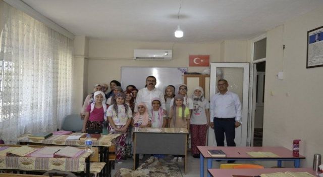 Kaymakam Ateş, Kur'an Kursu öğrencileri ile bir araya geldi