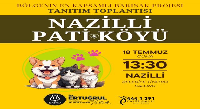 Nazilli Belediyesi bölgenin en kapsamlı barınak projesine imza atıyor