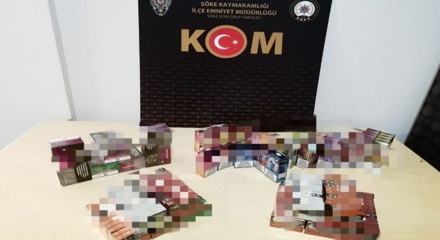 Söke'de elektronik sigara operasyonu