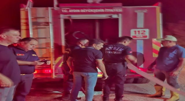 Zeytinlik alanda çıkan yangın büyümeden kontrol altına alındı