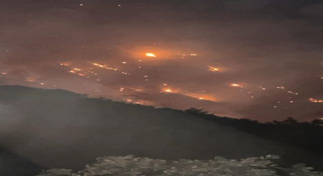 Buldan'da başlayan yangın Aydın'ın bazı mahallerine ulaştı