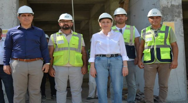 Nazilli’de Yeni Cumhuriyet İlkokulu İnşaatında İnceleme