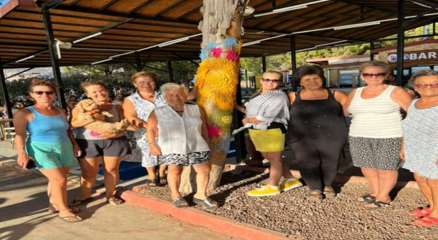 Didimli kadınların, çevre sorunlarına dikkat çekmek için ilginç etkinliği